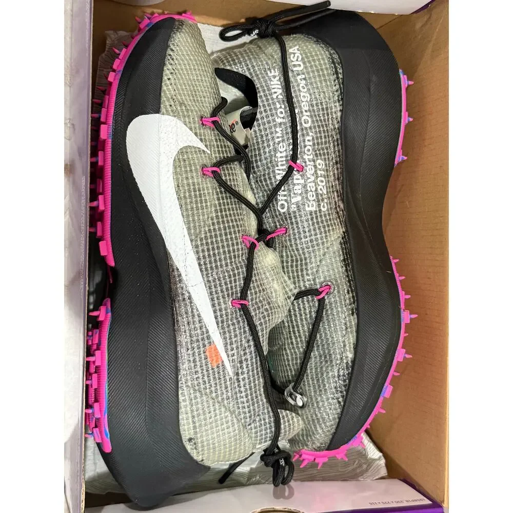 Nike Vapor Street Off-White Black Laser Fuchsia Size 9.5m 11w CD8178-001